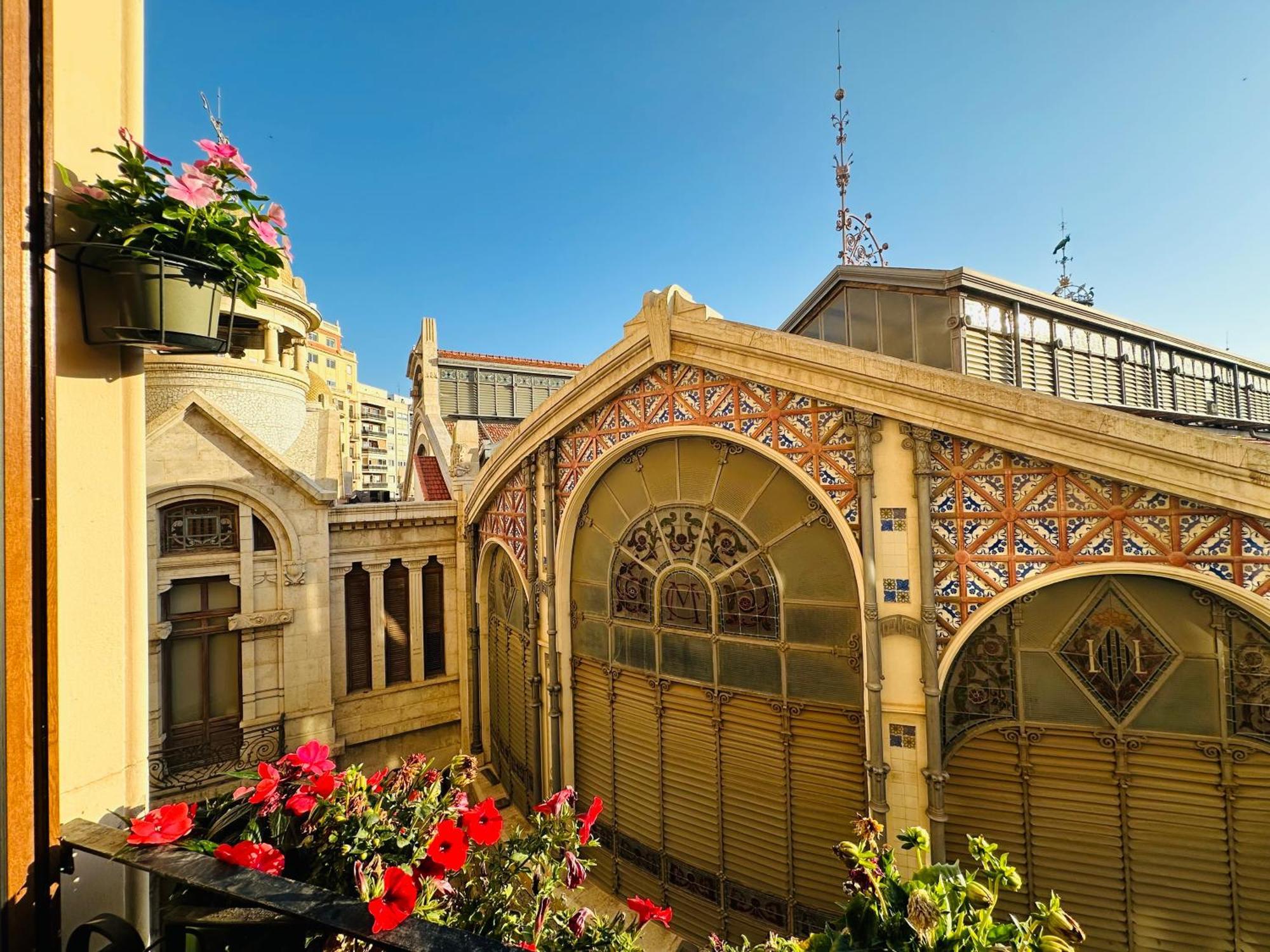 Mirador 5 Del Mercado Central - Habitacion Con Bano Privado En El Centro De La Ciudad Vella Valencie Exteriér fotografie