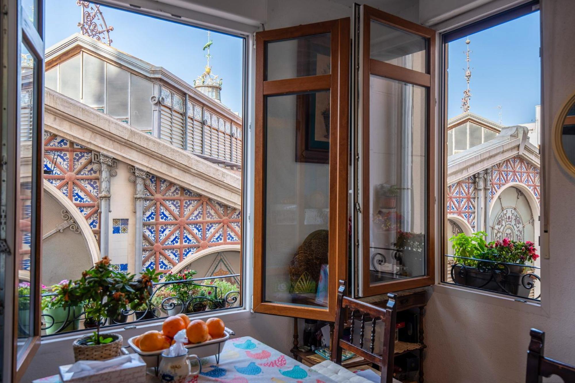Mirador 5 Del Mercado Central - Habitacion Con Bano Privado En El Centro De La Ciudad Vella Valencie Exteriér fotografie